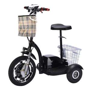 Scooter électrique pour personnes handicapées, scooter motorisé avec panier, planche à roulettes électrique à 3 roues - Product Image 4