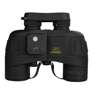 7X50 Binoculars Porro Prism Waterproof With Compass High Definition Navigation Distance Measurement - Product Image 1