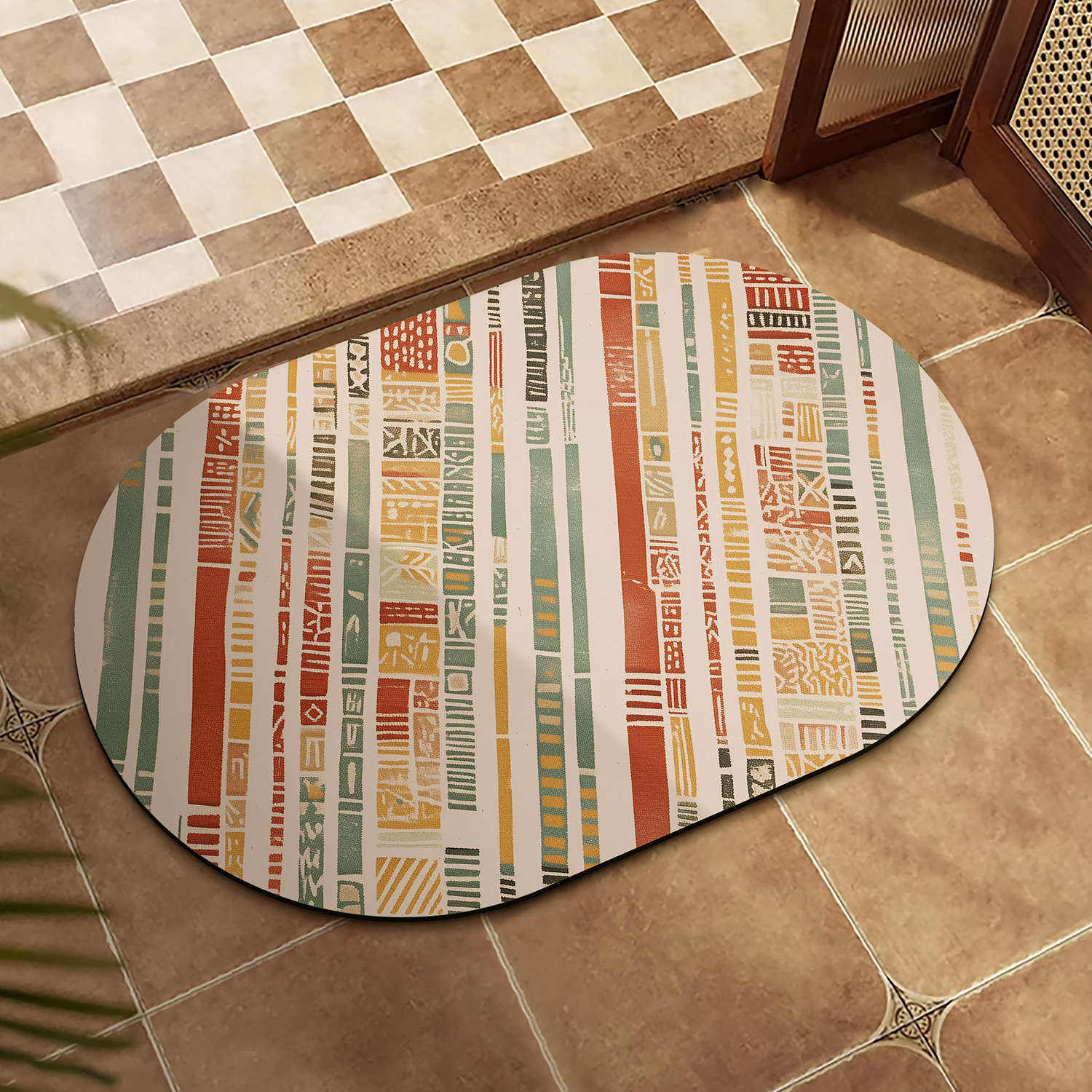 hierba ovalada y jacinto de agua