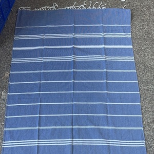 Asciugamano da Spiaggia Turco all'Ingrosso Transfrontaliero, Asciugamano da Spiaggia Turco con Frange, Asciugamano da Bagno a Righe ad Asciugatura Rapida Ricamabile - Product Image 4