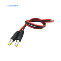 OEM 12V DC 5.5x2.1mm mâle femelle DC prise d'alimentation Jack connecteur câble fiche fil pour CCTV LED