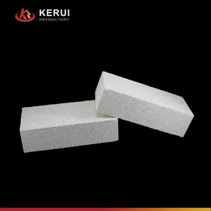 KERUI Low Price High Performance Mullite Insulation Brick Light Weight Refractory Insulating Mullite Bricks