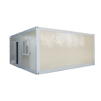 Canada Maison Conteneur Portable de 20 pieds Installation Facile Stockage Modulaire Grande Boîte Conteneur Alimentaire Pliable avec Fonctionnalité 3 en 1