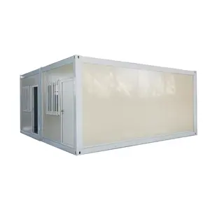 Canada 20ft portatile facile da installare contenitore modulare pieghevole grande contenitore per alimenti cabina 3 in 1