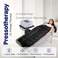 Appareil de massage des jambes par compression d'air professionnel avec thérapie thermique et analyseur de peau intelligent pour les soins corporels