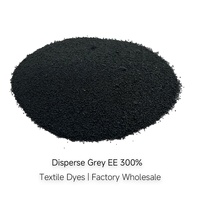 Colorant textile en poudre dispersé gris EE 300% pour tissus en polyester, colorant dispersé pour teinture de polyester et tissus mélangés