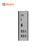 Komputer Kontrol Industri Modular Rayin Linux CPU+POE+Kartu Port Multi-serial Dual LAN Dual COM RAM 4GB Penyimpanan 32GB HD VGA