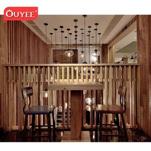 Table basse en bois ensemble Restaurant café meubles Restaurant Table en bois café Design d'intérieur décor café chaise - Product Image 3