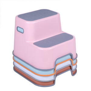 Taburete escalonado de plástico para niños, taburete escalonado de bebé de dos niveles resistente <span class=keywords><strong>a</strong></span> la compresión para niños pequeños - Product Image 1