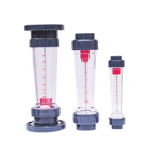 工場価格インラインPVC接続フローインジケータプラスチック水流計Rotameter水流量計 - Product Image 6