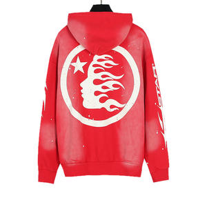 Nouveau sweat <span class=keywords><strong>à</strong></span> capuche imprimé <span class=keywords><strong>dessin</strong></span> <span class=keywords><strong>animé</strong></span> tendance pour couple, style vintage délavé et doublé, collection automne-hiver 2025, vente en gros transfrontalière - Product Image 5