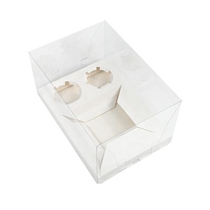 XJH trasparente Bento Box con <span class=keywords><strong>6</strong></span> Cupcakes e 2 scatole Cupcake per Sushi con goffratura e laminazione opaca <span class=keywords><strong>Plus</strong></span> - Product Image 6