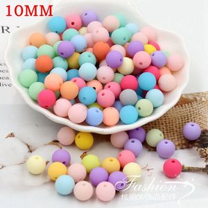 Пятно оптом 10 мм 12 мм 16 мм 18 мм 20 мм цветной глазурь смешанный пластиковый акриловый матовый шарик для продажи - Product Image 2