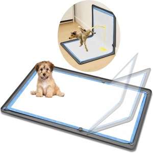 Support mural en silicone pour tapis de propreté pour chien, réutilisable, pour l'apprentissage de la propreté des chiots, très grand format, pour animaux de compagnie - Product Image 1