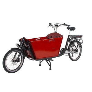 Vélo cargo électrique <span class=keywords><strong>Long</strong></span> <span class=keywords><strong>John</strong></span> 250w, puissant vélo cargo Bakfiets à deux roues pour adultes avec boîte de transport - Product Image 1