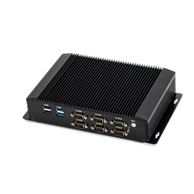 Factory Direct Mini PC Intel 4th Gen I7-4500U 6*RS232 DDR4 8*USB 2*MINI PCIE KH5000 Fanless Embedded Industrial Server Stock