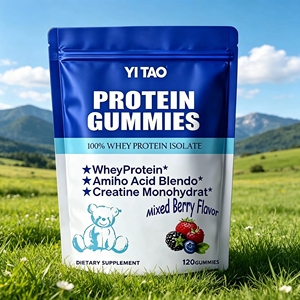 Gomitas de Proteína, 120 Unidades, Aislado de Suero + Aminoácidos + Creatina, Suplemento para la Recuperación Muscular Post-Entrenamiento, Gomitas Dietéticas - Product Image 5