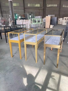 Bán buôn Chất lượng kính kim loại khung ngăn kéo LED chiếu sáng sắp xếp hiển thị cho cửa hàng bán lẻ được sử dụng cho trưng bày đồ trang sức - Product Image 2