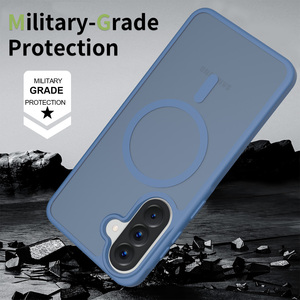 Funda Magnética Esmerilada para <span class=keywords><strong>Samsung</strong></span> <span class=keywords><strong>Galaxy</strong></span> A57 A37 A17 A07 A56 A36 A26 A06 A55, Grado Militar, Translúcida, Antigolpes - Product Image 5