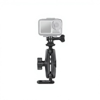 Lima Dudukan MWUPP untuk Insta360 YI dan untuk Kamera Aksi yang Kompatibel dengan Kaca Spion Motor Ukuran 230