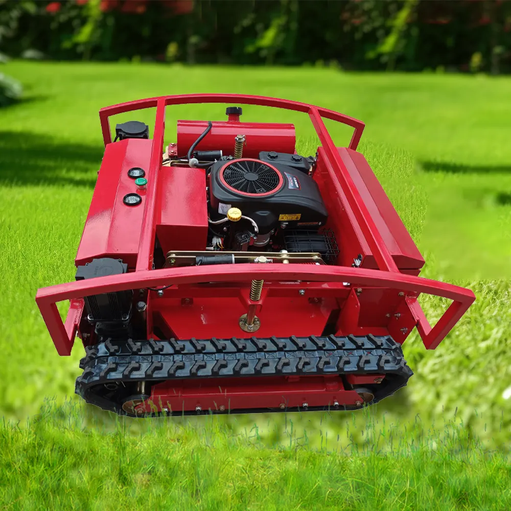 Walking Garden Grass Cutting Machine/Remote Control Petrol Robot Lawn Mower