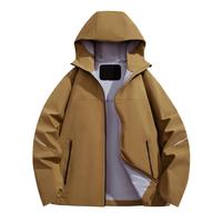 Veste de randonnée imperméable pour homme, personnalisée, décontractée, brodée, à séchage rapide, fermeture éclair, haute qualité, coupe-vent, à capuche, softshell, hiver