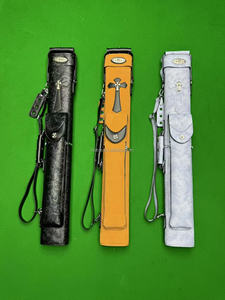 PU Leather Billiard Cue Case 4 Hole Pool Cue Bag Portable Shoulder Strap Storage Cover - Product Image 1