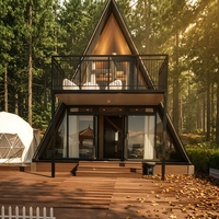 Cabane en bois triangulaire exquise, maison de vacances triangulaire de haute qualité, fournisseur direct