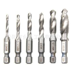 Macho de roscar métrico Mr Drill de 6 mm con revestimiento de titanio para taladradora de acero, juego de machos HSS - Product Image 5