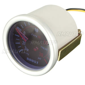 Manómetro LED de 2 pulgadas (52 mm) para coche, indicador de presión de turbo, con esfera tipo SME, 0-30 PSI - Product Image 5