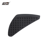 Almohadilla Antideslizante de PVC para Tanque de Combustible de Motocicleta, Adhesiva, Universal, Negra, 190x85mm, Personalizable para Todos los Modelos