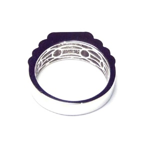 Bague en or blanc pour homme, bijoux rond, à la mode, prix d'usine, vêtements quotidiens, Son mari, cadeau idéal, 18 Carat - Product Image 3