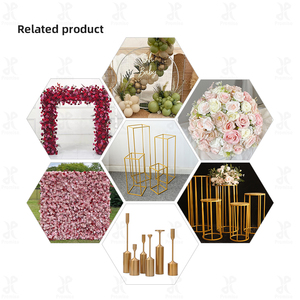 Lời Hứa Mới Đám Cưới Lãng Mạn Demountable Tối Giản Cuboid Khung Thiết Kế Xương Hoa Đứng Cho Đám Cưới Backdrop Trang Trí Nội Thất - Product Image 5