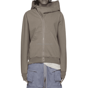 Nouveau Style de rue à la mode <span class=keywords><strong>marron</strong></span> pulls amples sweat à <span class=keywords><strong>capuche</strong></span> zippé Jumbo sweats à <span class=keywords><strong>capuche</strong></span> en coton biologique sweat à <span class=keywords><strong>capuche</strong></span> de montagne pour hommes - Product Image 1