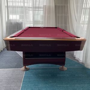 <span class=keywords><strong>Tavolo</strong></span> da <span class=keywords><strong>Biliardo</strong></span> Professionale in Legno Massello con Piano in Ardesia Nera, 9ft/8ft, con Sistema di Ritorno delle Biglie - Product Image 4