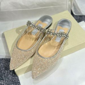 Mules à talons hauts en cuir verni pour femme Muller Shoes 2026 – Sandales d'été à bout pointu, demi-chaussons, sabots, semelle intermédiaire en caoutchouc - Product Image 2