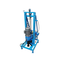 Nouvelle machine de forage portable pour puits d'eau, petite, 100 m de profondeur, 220 V, pour les industries de la construction, avec composant moteur central