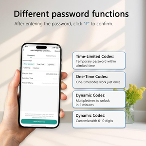 Eseye 2026 Nieuwe Aanwinst Slimme Deurklink Intelligent APP Afstandsbediening Deurslot BLE Slimme Deurslot met Tuya Mobiele APP - Product Image 5