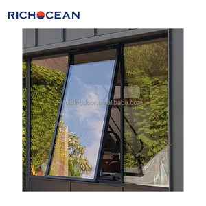 หน้าต่างบานเลื่อนอะลูมิเนียมแบบกันเสียง RICHOCEAN รุ่น American พร้อมกระจกสามชั้นและมุ้งลวด  แบบแขวนด้านบน - Product Image 6