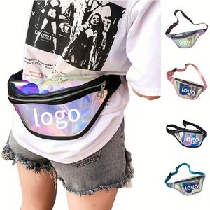 Riñonera Iridiscente de TPU con Diseño Láser, Unisex, Impermeable, para Correr al Aire Libre, Bandolera - Product Image 1