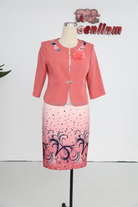 Robes de cérémonie élégantes pour femmes, tendance, à manches courtes, col en V, imprimées, style africain, décontractées, pour chœur, grandes tailles - Product Image 5