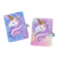 Nouveau carnet de notes pour enfants avec serrure, motif licorne de dessin animé, format A5, ligné, cadeau pour petite fille