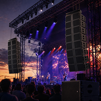 Sistema de Sonido Line Array Activo Compacto Doble de 10 Pulgadas, Subwoofer de 600W-1000W, Altavoz de Bajos para Exteriores, Ideal para Espectáculos y Escenarios