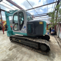 Excavadora Usada KOBELCO SK135, Excavadora Hidráulica de Orugas de 13.5 Toneladas, Maquinaria de Construcción