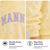 Ensemble de sweat-shirts à col montant personnalisés OEM ODM en molleton de coton épais pour femme avec broderie appliquée de lettres, fabricant de marque privée