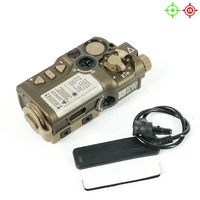 Linterna Táctica de Caza Raid-x con Láser Verde + Láser Infrarrojo, Mira Infrarroja para Montaje de 20 mm