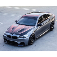Capot en fibre de carbone de haute qualité pour BMW Série 5 F10 F18 2011-2017, style MBJ, capot modifié avec boulons, état neuf, pièces automobiles