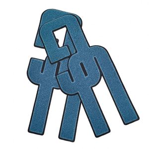 Jeans Moldes Para Billetera Woven Fabric Embroidered Patch Custom Costume Patches Clothing Labels Large Embroidery Patches - Product Image 2