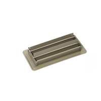 Grille d'aération extérieure moderne en aluminium et acier, durable et efficace pour la distribution d'air dans les entrepôts et les salons
