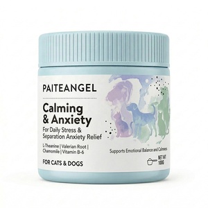 Poudre apaisante OEM <span class=keywords><strong>pour</strong></span> animaux de compagnie – Complément anti-anxiété <span class=keywords><strong>pour</strong></span> chiens et chats avec L-Théanine et racine de Valériane – Soutien contre le stress – Marque privée - Product Image 6